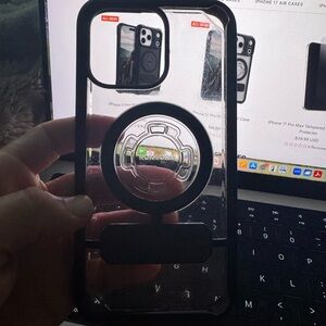 Clear Phone Case with Black Edges